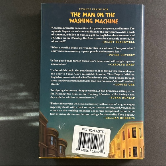 The Man on the Washing Machine: A Mystery by Susan Cox | Fiction | Hardcover B - Picture 2 of 9